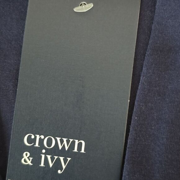 Crown & Ivy Smocked Split Neck Top - Picture 5 of 11